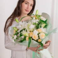 Букет &laquo;Персиковое утро&raquo;
