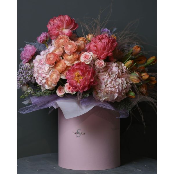 Композиция «Сердце Афродиты» - XXL (60см)