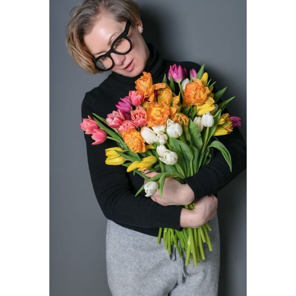 Тюльпаны микс - 45см
