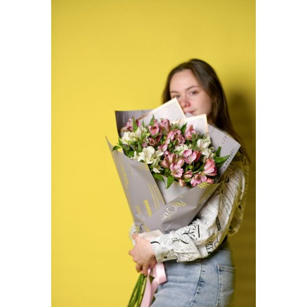 Букет «Альпийское сияние» - М ( 40см)